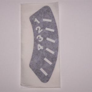 Decal, Deck Ht. Adj.-1