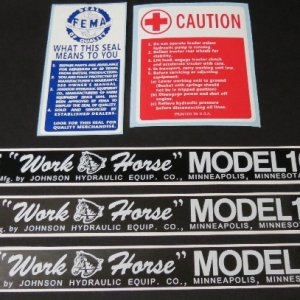 Decal Kit-Johnson Loader TC